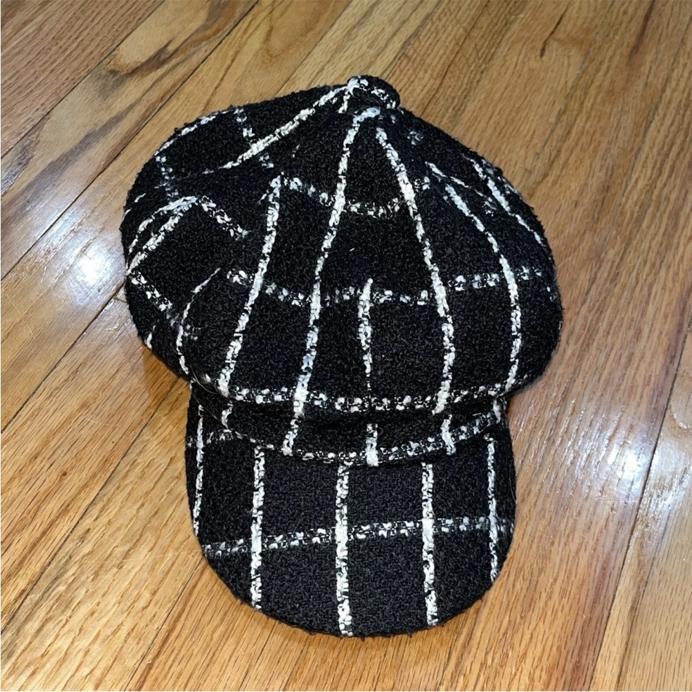 Vintage Women's Classic Retro Plaid Newsboy Cap Visor Gatsby Cabbie Hat